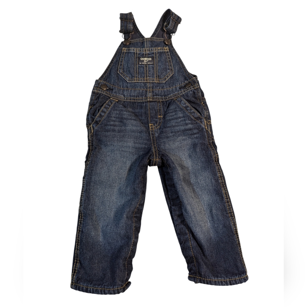 OshKosh B'gosh Fleece Lined Overalls Size 12 months